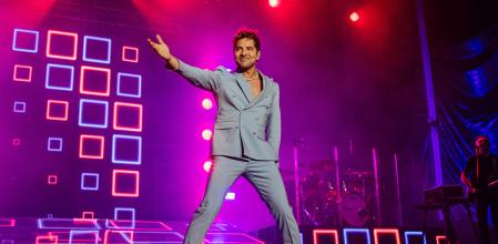 David Bisbal durante su concierto en el Summerfest Cerdanya