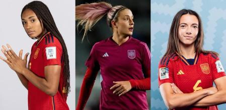 Salma Paralluelo, Alexia Putellas y Aitana Bonmatí, tres de las jugadoras más destacadas