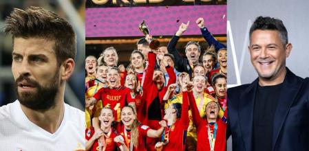 Los famosos se vuelcan con las jugadoras de España