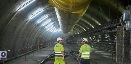 15 - 06 - 2022 / Barcelona / Presentación Pozo Tuneladora L9 en Camp Nou; nueva puesta en marcha de las obras / Foto: Llibert Teixidó