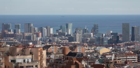Barrio del Poblenou en Barcelona.