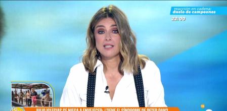 Sandra Barneda confiesa uno de sus grandes miedos en directo