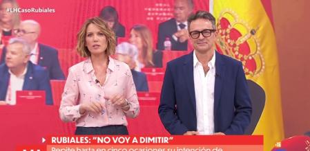 Silvia Intxaurrondo en el especial de la cadena pública sobre el tema Rubiales