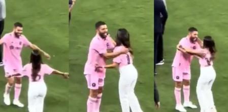 El incómodo momento viral entre Antonela Roccuzzo y Jordi Alba tras confundirlo con Messi