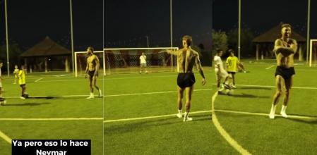 Sergio Ramos le enseña unos tiros a sus hijos y uno de ellos le contesta que eso es algo propio de Neymar