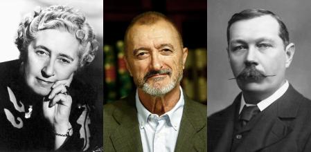 Agatha Christie, Arturo Pérez-Reverte y sir Arthur Conan Doyle