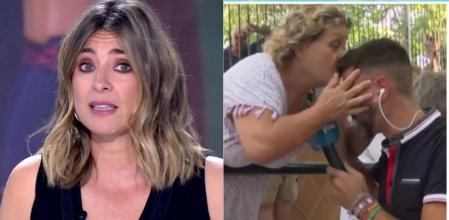 Sandra Barneda estalla tras el beso de una defensora de Rubiales al reportero José Domingo Bueno