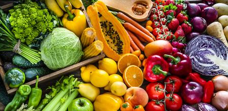 Las frutas y verduras deben ser la base de nuestra alimentación