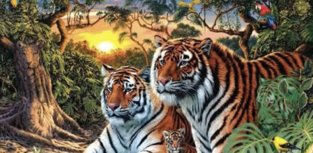 Reto visual: ¿Eres capaz de encontrar todos los tigres en menos de 10 segundos?