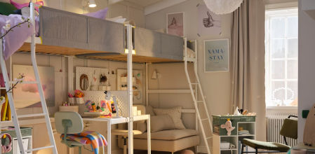 Dormitorio para un preadolescente.