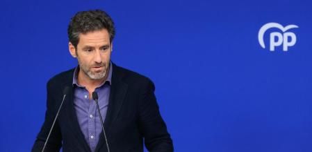 Borja Sémper este lunes en rueda de prensa