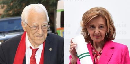 El padre Ángel y María Teresa Campos