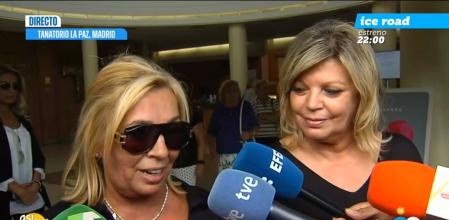 Primeras palabras de Terelu y Carmen Borrego tras la muerte de María Teresa Campos
