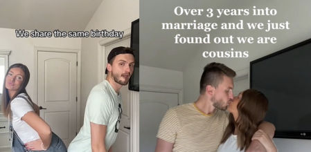 Se dan cuenta de que son primos tras tres años casados y toman esta decisión