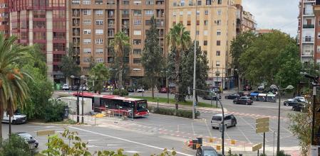 La avenida Pérez Galdós de València.