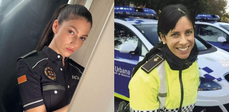 Úrsula Corberó, con el uniforme no oficial que confeccionó la productora para la serie, muy diferente al que lucía Rosa Peral