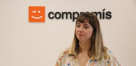 La nueva secretaria general de Més Compromís, Amparo Piquer.