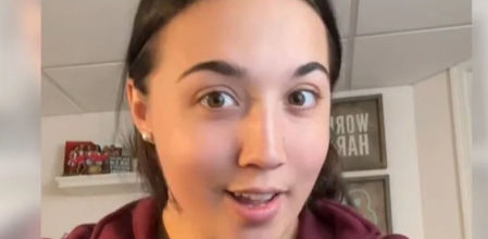 La mujer explica su peculiar experiencia