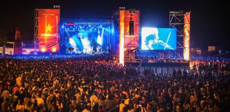 La playa del Bogatell será, un año más, uno de los centros musicales de las fiestas
