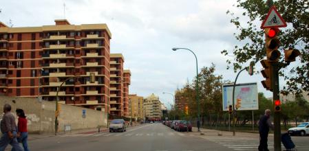 Imagen de la zona de viviendas del Polígono de Levante de Palma