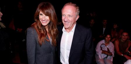 La actriz Julia Roberts con el empresario François-Henri Pinault