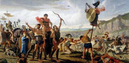 'Mario, vencedor de los cimbrios', Francesco Saverio Altamura, 1863.