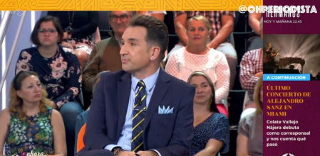 Miguel Lago, colaborador de 'Y ahora Sonsoles', en el centro de la controversia por un comentario humorístico sobre el caso Daniel Sancho