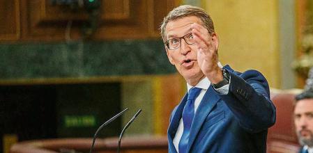 Pleno Congreso de los Diputados Debate sobre la investidura del candidato a la Presidencia del Gobierno Alberto Nuñez Feijoo