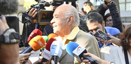 Jose Luis Moreno arriving to trial in Madrid 27 September 2023