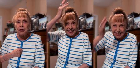 Gemma Cuervo en su última aparición en su perfil de TikTok