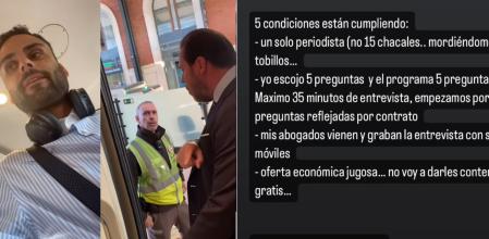 El hombre que increpó a Óscar Puente asegura no intervendrá en televisión a no ser que reciba una compensación económica.