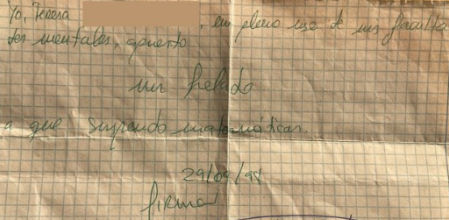 La apuesta por escrito