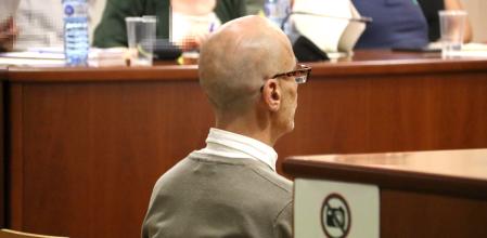 Imagen del segundo día del juicio de un hombre acusado de matar a su compañero de piso en Lleida.