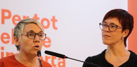 Papi Robles y Àgueda Micó, este jueves en rueda de prensa.