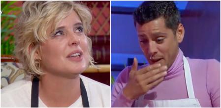 “Le ha caído el moco al cámara”: Eduardo Casanova la lía durante la expulsión de Tania Llasera en ‘MasterChef Celebrity’