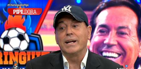 Pipi Estrada con gorra en 'El Chiringuito'