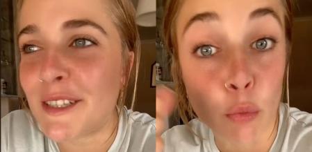 Silvia explica su experiencia en una entrevista de trabajo.