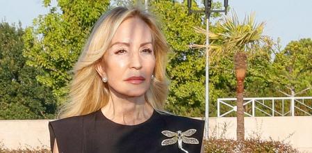 Carmen Lomana en el entierro de Marta Chávarri