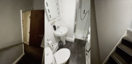 Un 'youtuber' muestra el peculiar baño de su habitación de hotel: "El más raro que he visto en mi vida"