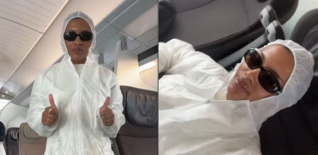 La joven ha mostrado su original 'outfit' para librarse de las chinches.