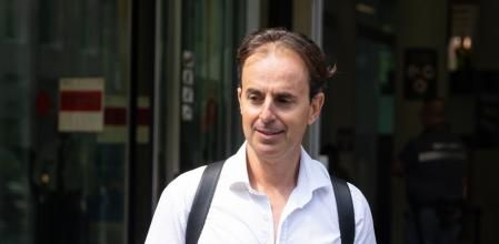 Josep Santacana saliendo de un juicio el pasado 12 de septiembre en Barcelona