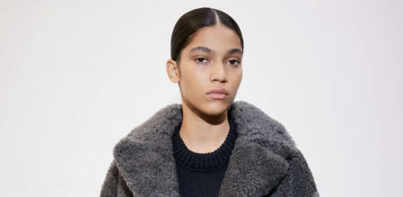 Abrigo de piel ovina de Mango