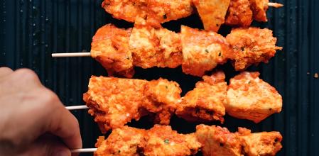 Pinchos morunos veganos