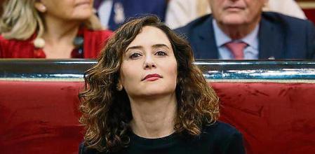 MADRID, 19/10/2023.- La presidenta de la Comunidad de Madrid, Isabel DIaz Ayuso durante la Comisión General de las Comunidades Autónomas que se celebra en el Senado, este jueves. EFE/Daniel Gonzalez