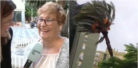 Habla la mujer de la palmera viral