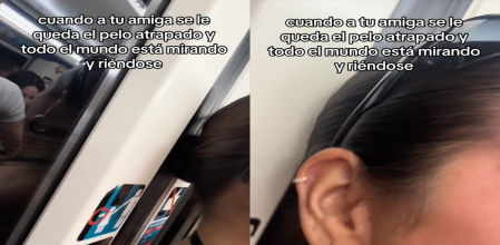 Un tiktoker ha colgado el incidente de su amiga, que se ríe de la situación