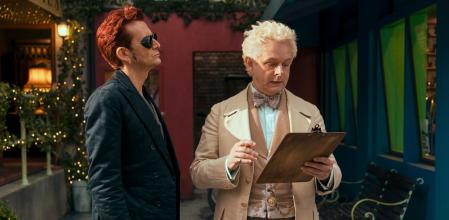 David Tennant y Michael Sheen en una imagen de la serie.