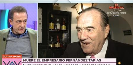 Alessandro Lequio lanza un mensaje sobre Fernández Tapias