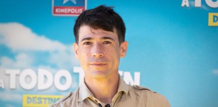 Juan José Ballesta en la premier de 'A todo tren: destino Asturias'