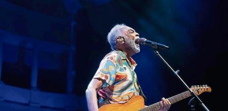 Festival Jardins Pedralbes Concierto de Gilberto Gil en Barcelona el 21 de julio del 2022.